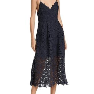 ASTR The Label Lace Midi Dress